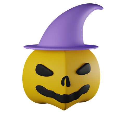 Citrouille d'Halloween  3D Icon