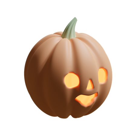 Citrouille d'Halloween  3D Icon