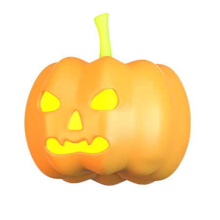 Citrouille d'Halloween  3D Icon