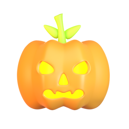 Citrouille d'Halloween  3D Icon