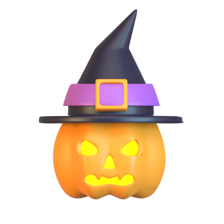 Citrouille d'Halloween  3D Icon