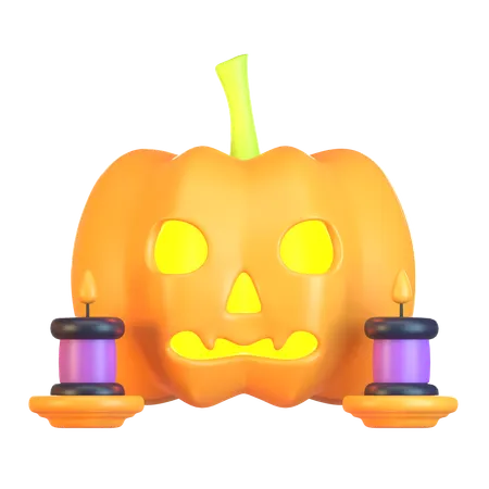 Citrouille d'Halloween  3D Icon