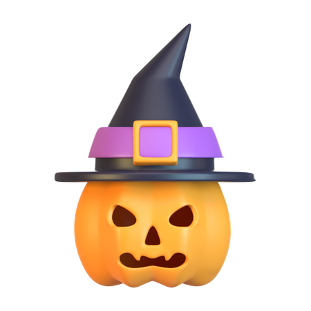 Citrouille d'Halloween  3D Icon