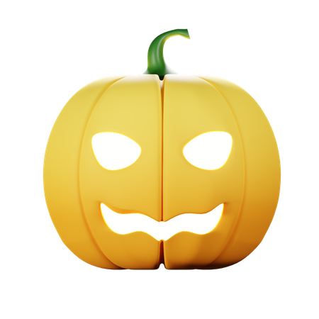 Sourire de citrouille d'Halloween  3D Icon