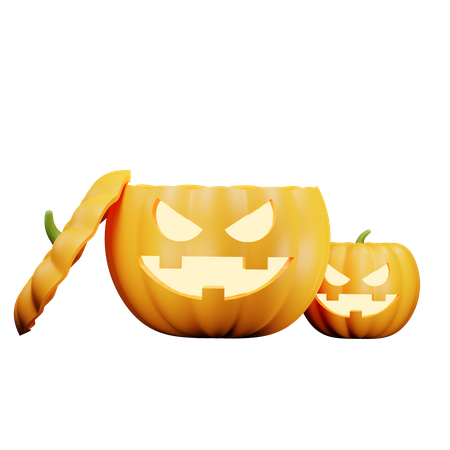 Citrouilles d'Halloween  3D Icon