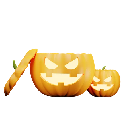 Citrouilles d'Halloween  3D Icon