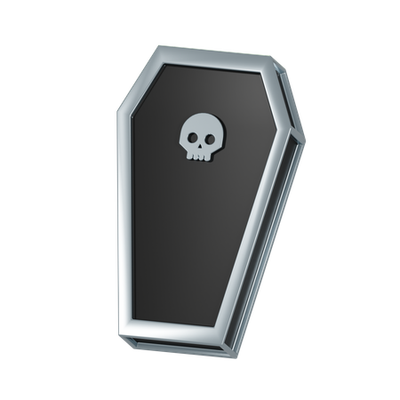 Halloween Coffin  3D Icon