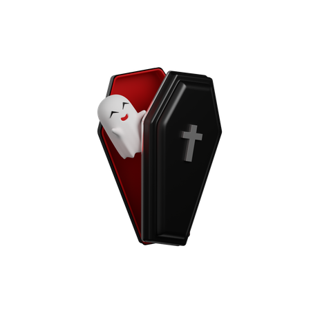 Halloween Coffin 3D Icon