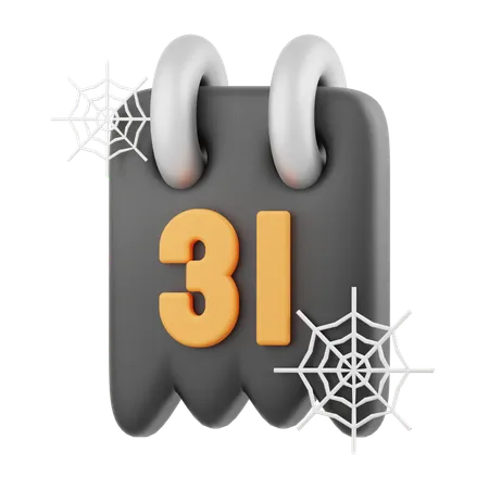 ハロウィーンの日  3D Icon