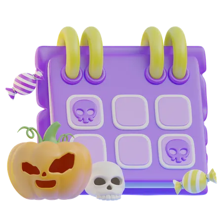 ハロウィーンの日  3D Icon