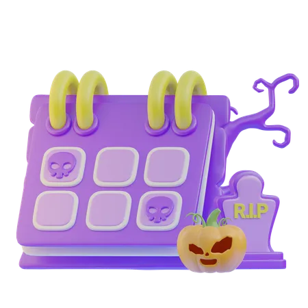 ハロウィーンの日  3D Icon