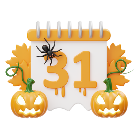 Halloween Day 3D Icon