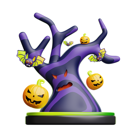 Halloween Dead Tree  3D Icon