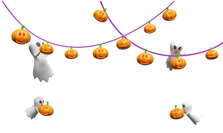 Halloween Decoration  3D Icon