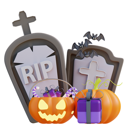 Halloween Decoration  3D Icon