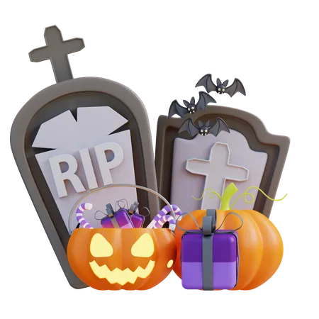 3 D Illustration Halloween Day 3D Icon