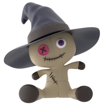 Halloween Doll  3D Icon