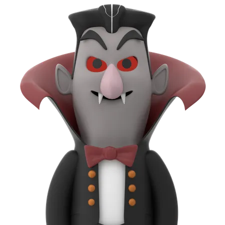 Dracula d'Halloween  3D Icon