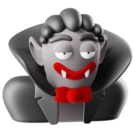 Dracula d'Halloween  3D Icon