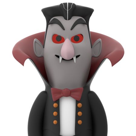 Halloween Dracula  3D Icon