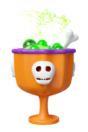 Halloween Drink  3D Icon