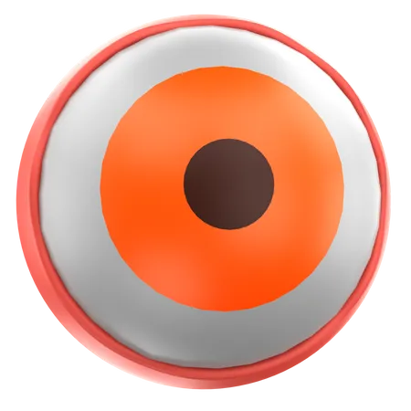 3 D Icon Halloween Eye Illustration 3D Icon