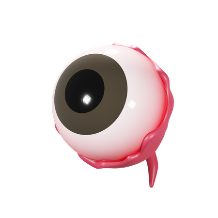 Halloween Eye Ball 3D Icon