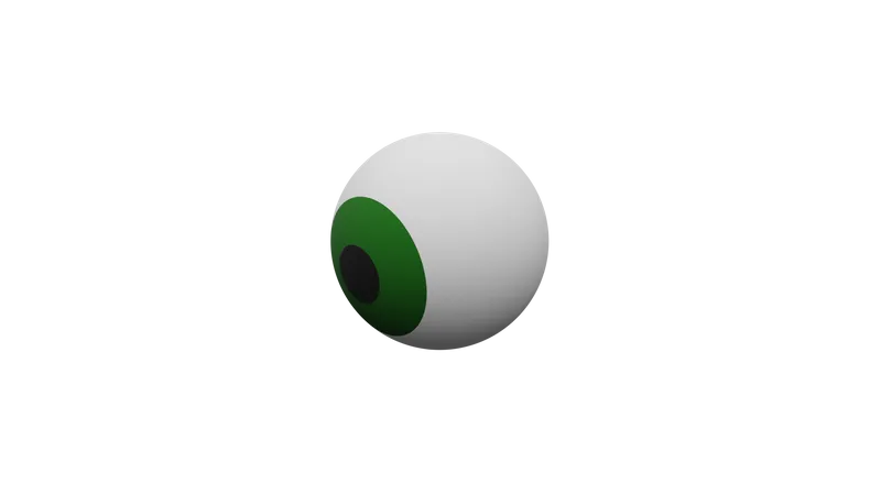 Halloween Eye Ball  3D Icon