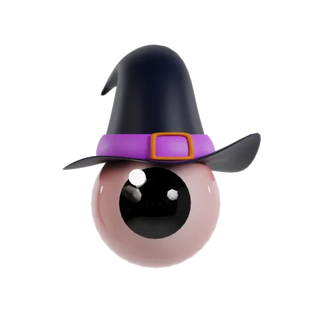 Halloween Eye Ball  3D Icon