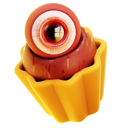 Halloween Eye Cake  3D Icon