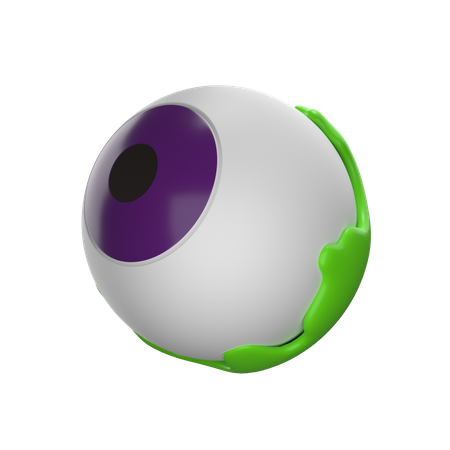 Halloween Eyeball  3D Icon