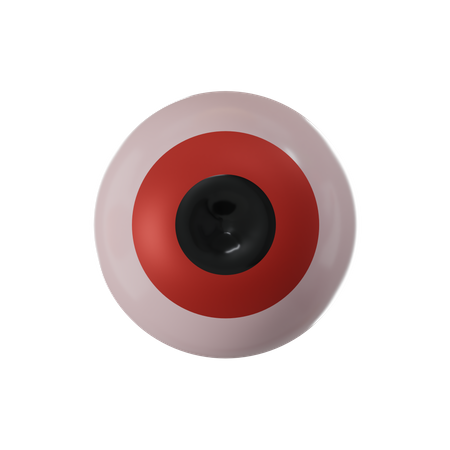 Halloween Eyeball  3D Icon