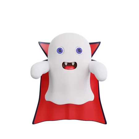 Fantasma de Halloween  3D Illustration