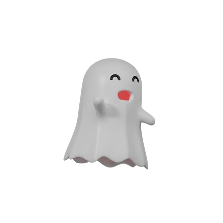 Fantôme d'Halloween  3D Icon