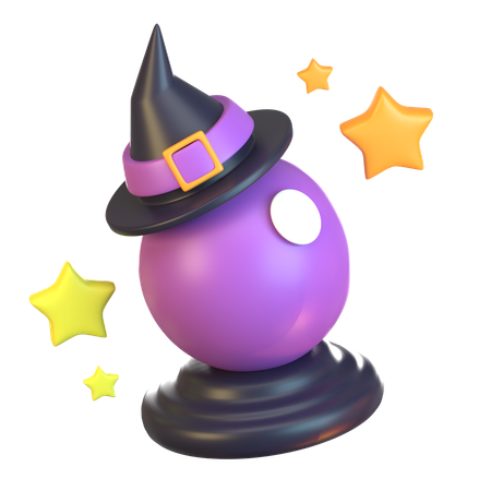 Diseuse de bonne aventure d'Halloween  3D Icon