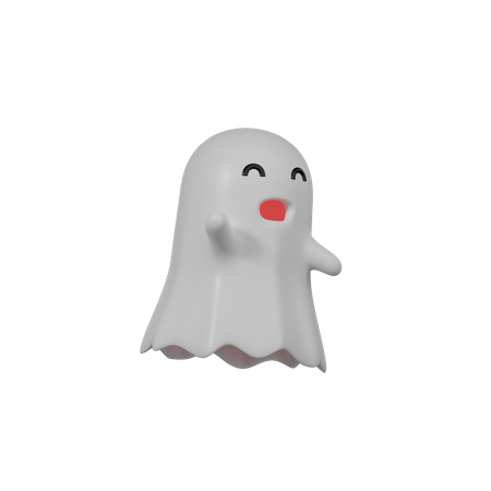 Halloween Geist  3D Icon