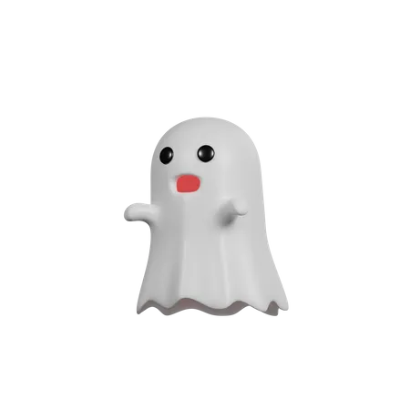 Halloween Ghost  3D Icon