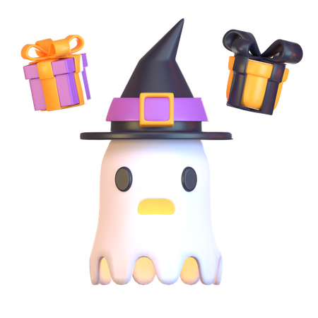 Halloween Ghost  3D Icon