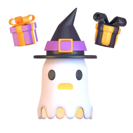 Halloween Ghost  3D Icon