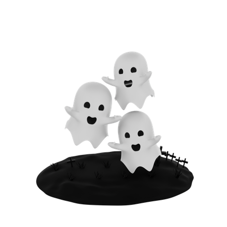 Halloween Ghost  3D Icon