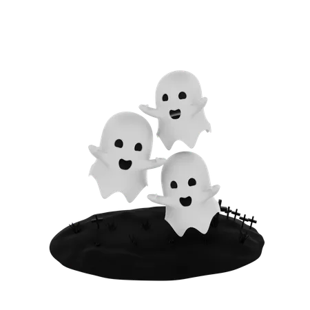 Halloween Ghost  3D Icon