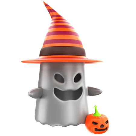 3 D Icon Halloween Ghost Illustration 3D Icon