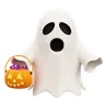 Halloween Ghost With Candy