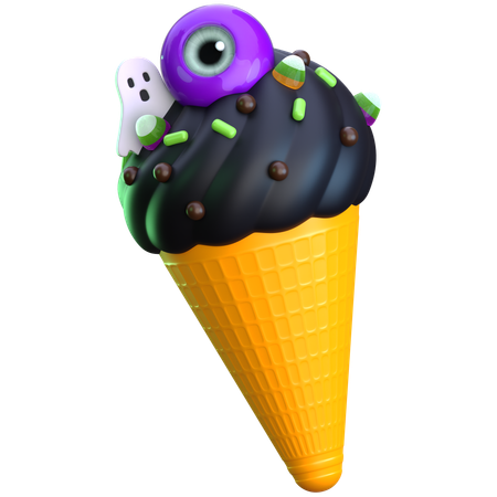 Glace d'Halloween  3D Icon