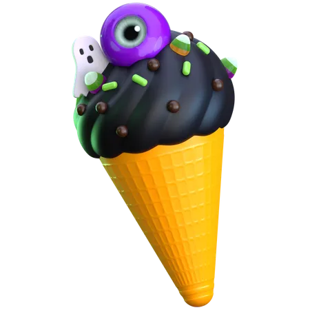 Glace d'Halloween  3D Icon