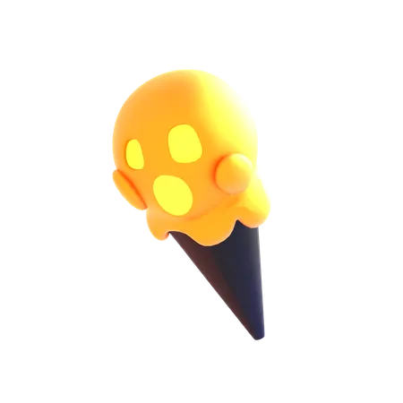 Glace d'Halloween  3D Icon