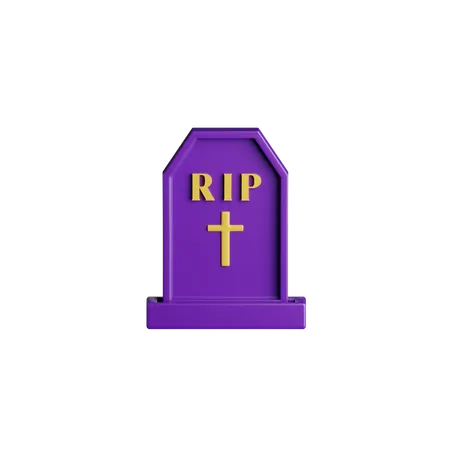 Halloween Grave  3D Icon