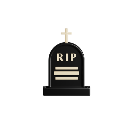 Halloween Grave  3D Icon