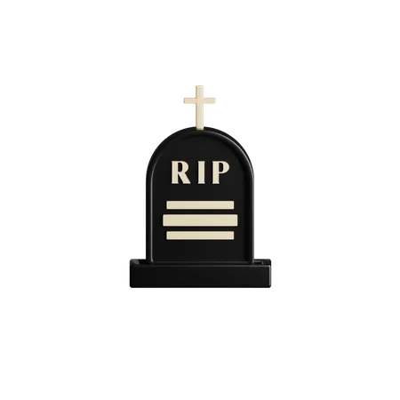 Halloween Grave  3D Icon