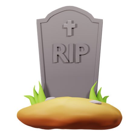 Halloween Grave  3D Icon